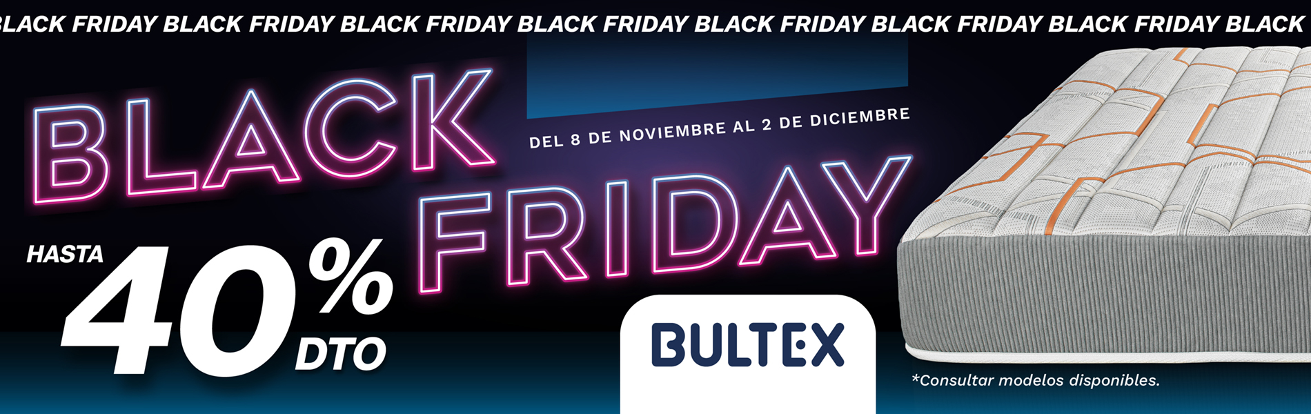 Colchones Bultex Black Friday